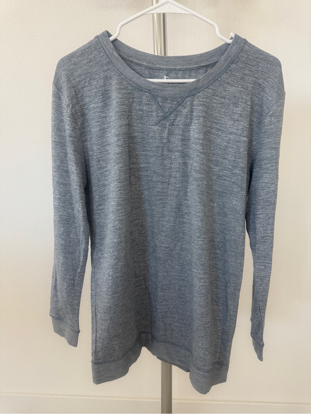 Felina Women’s Gray/Blue Heather Sweatshirt, Small - NWOT